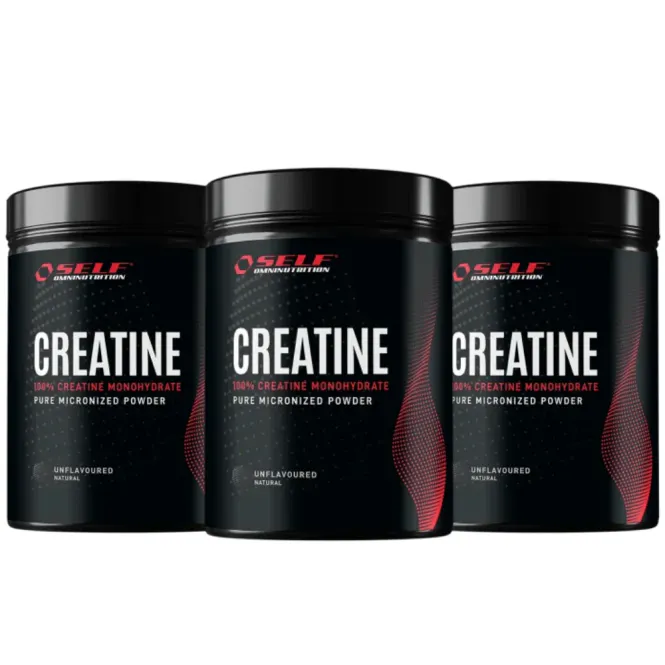 Hovedbilde 3 x Self 100% Creatine Monohydrat 500 g