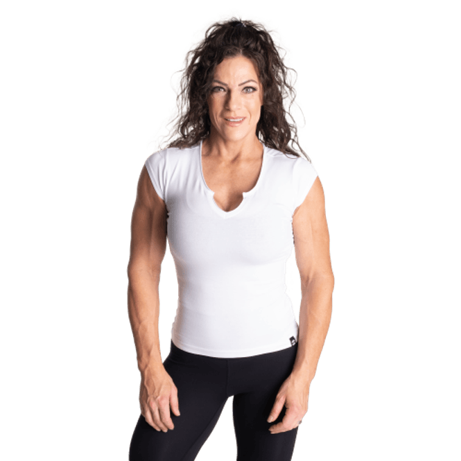 Hovedbilde Better Bodies Raw Energy Tee, hvit t-skjorte 