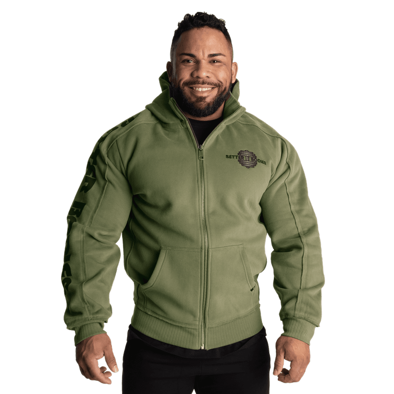 Better Bodies Pro BB Hood, grønn hettejakke