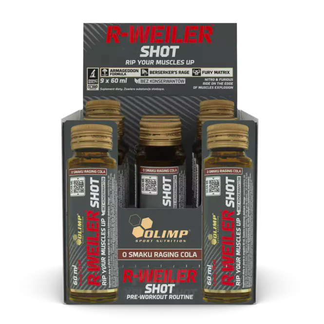 Hovedbilde Olimp R-Weiler Shot PWO 9x60ml, Pre Workout
