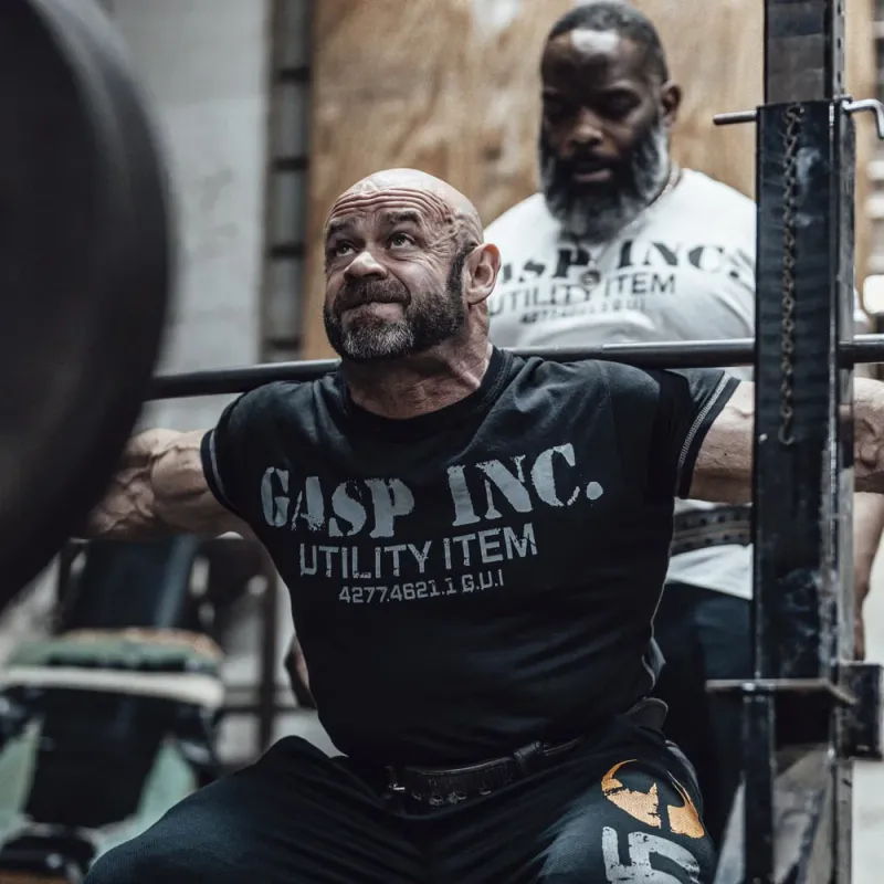 GASP Basic Utility Tee, svart t-skjorte
