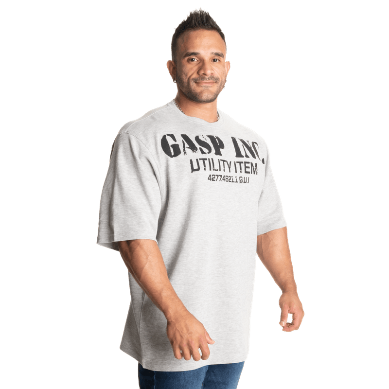 Gasp Iron Thermal Tee, gråmelert t-skjorte