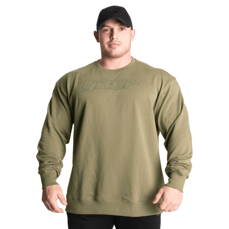 GASP Division Crewneck, grønn genser