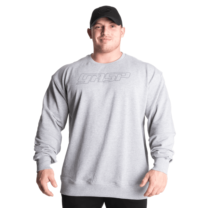 GASP Division Crewneck, grå genser