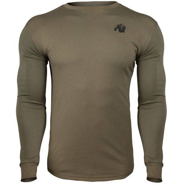 Gorilla Wear Williams Longsleeve Army Green – OUTLET