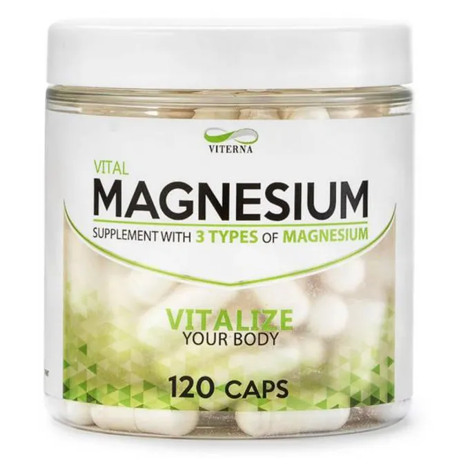Hovedbilde Viterna Magnesium, 120 kapsler