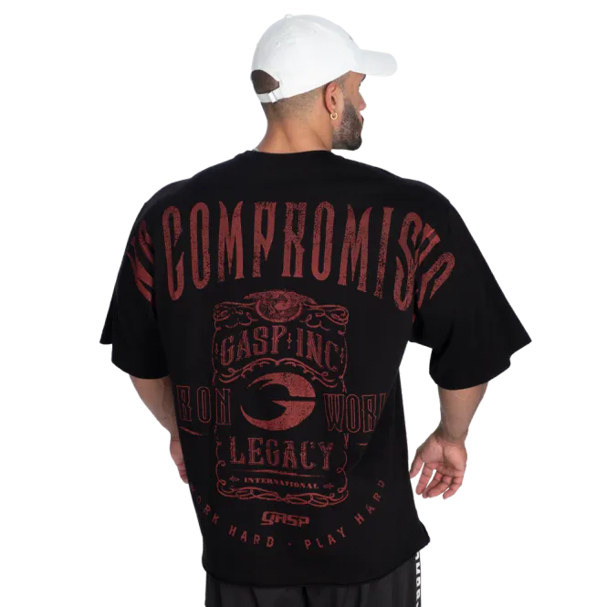 Hovedbilde GASP NC Iron Tee, black/red