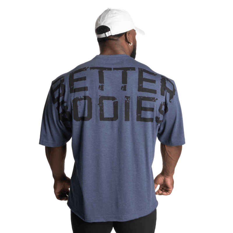 Better Bodies Union Iron Tee, blå t-skjorte