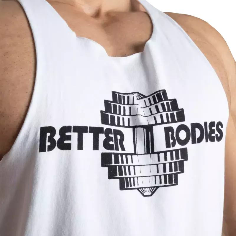 Better Bodies Team BB Stringer V2, hvit singlet 