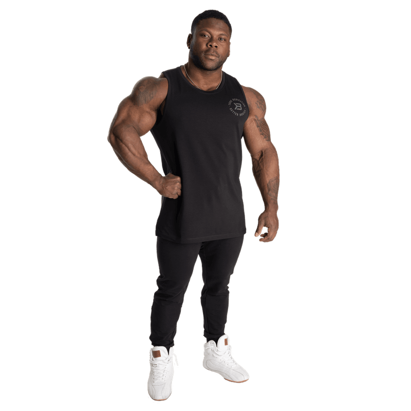 Better Bodies 19th Street Tank, svart singlet 