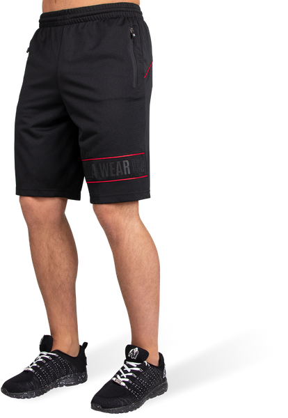 Gorilla Wear Branson Shorts Black/Red