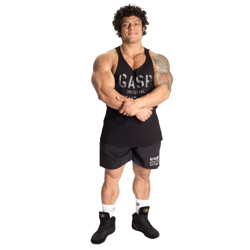 Gasp Original Stringer, svart/grå singlet