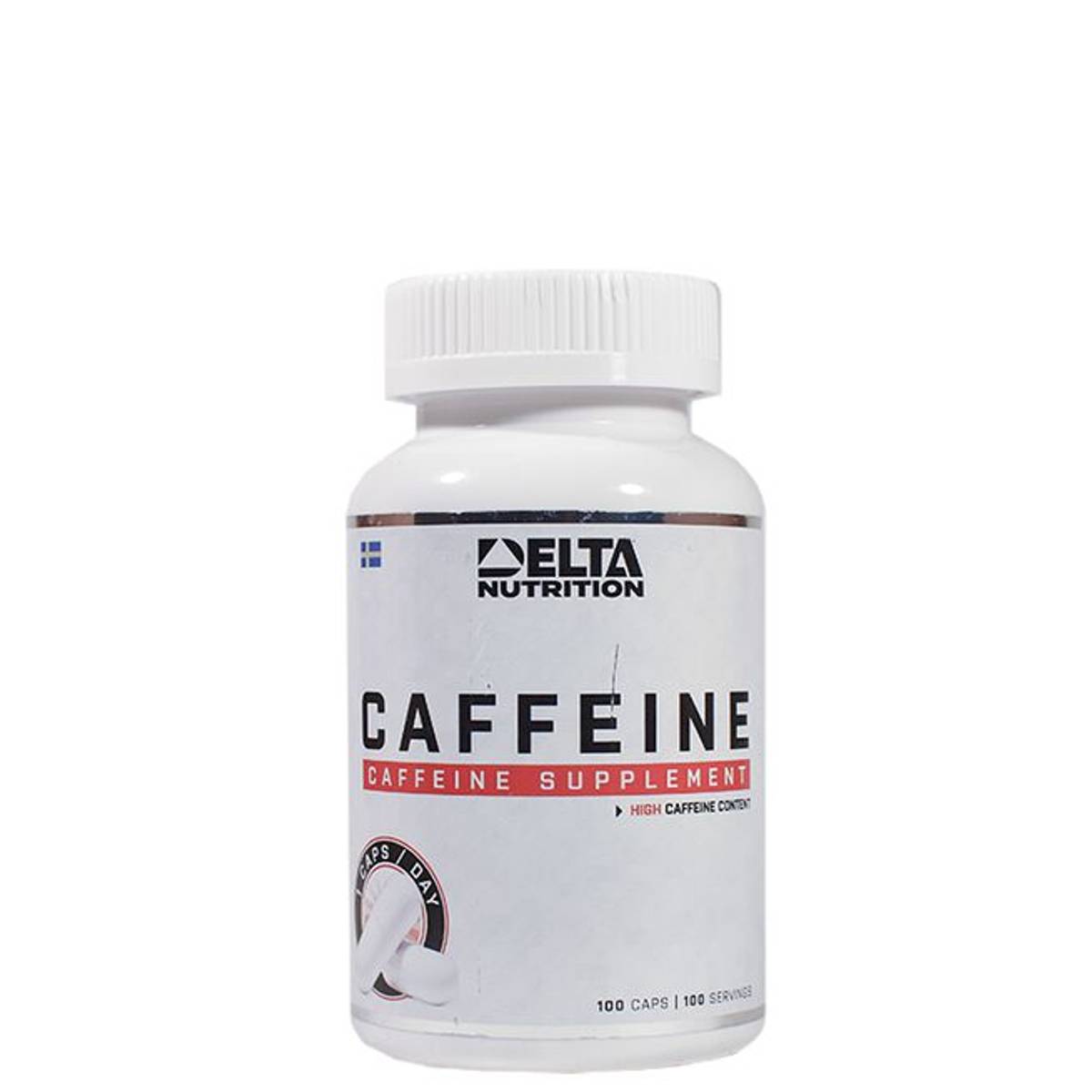 Delta Caffeine 200mg, 100 kapsler