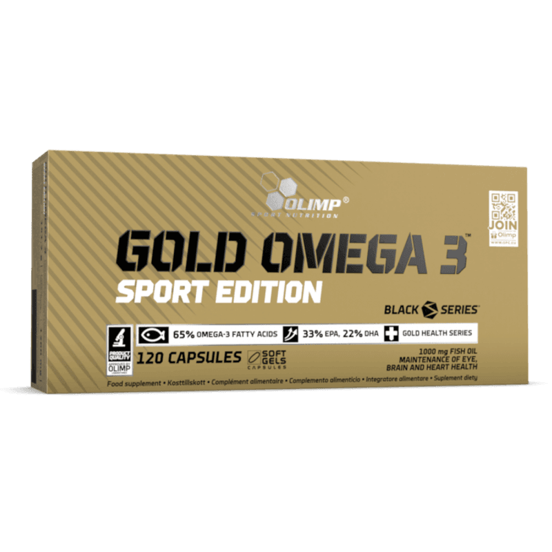 Olimp Gold Omega-3  Sport Edition®, 120 kapsler