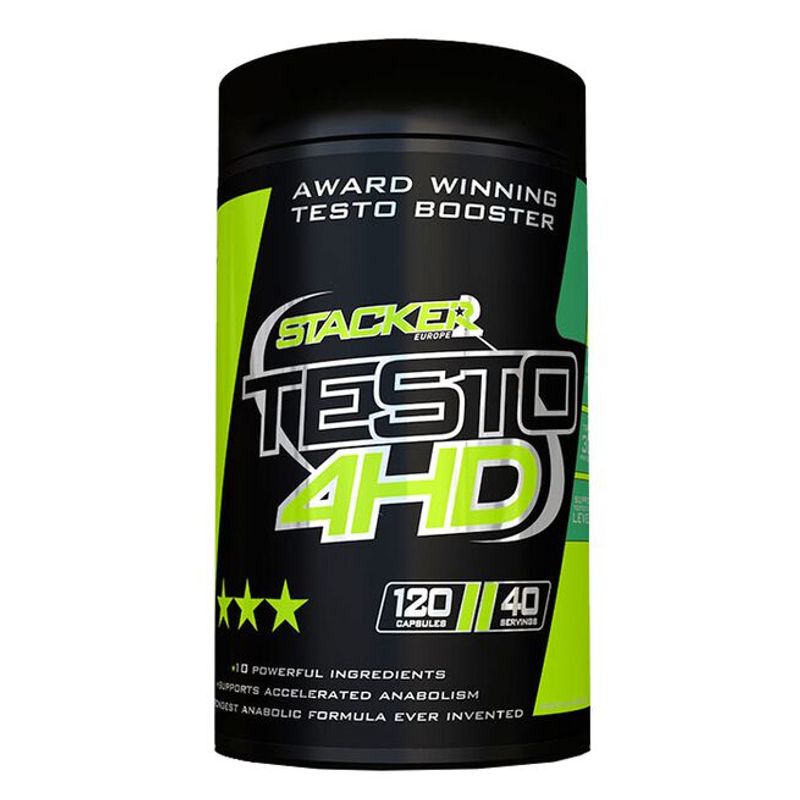 Stacker Testo 4-HD 120 kapsler, testosteronbooster