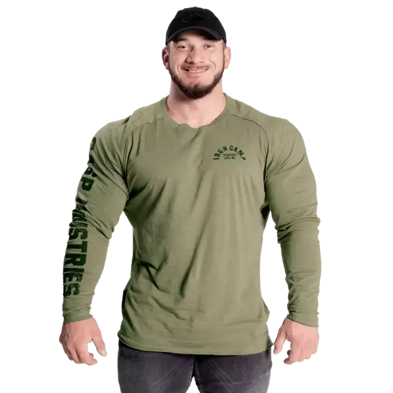 GASP Throwback LS Tee, grønn genser