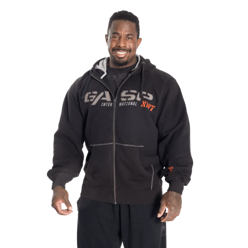 Gasp 1.2 lbs Hoodie, svart treningsjakke