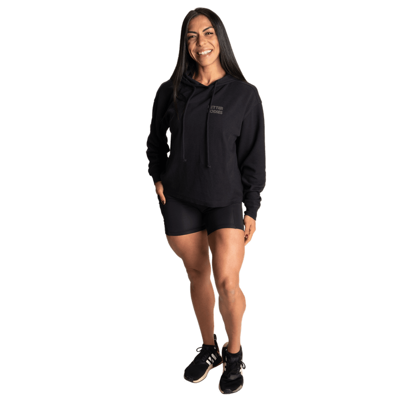 Better Bodies High Waist Shorts, svart treningsshorts