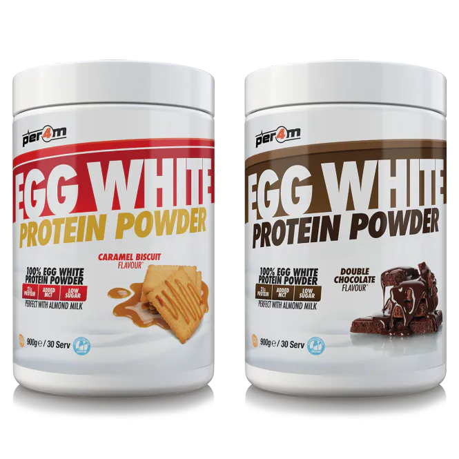 Hovedbilde Per4M Egg White Protein 900g, proteinpulver