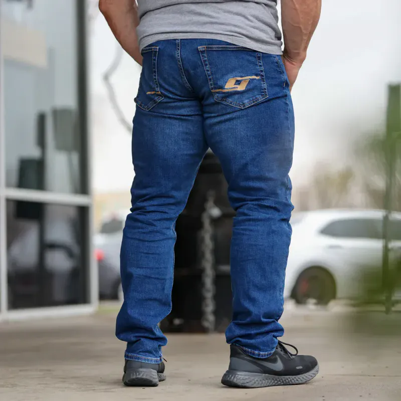 Gasp Flex Denim, blå jeans