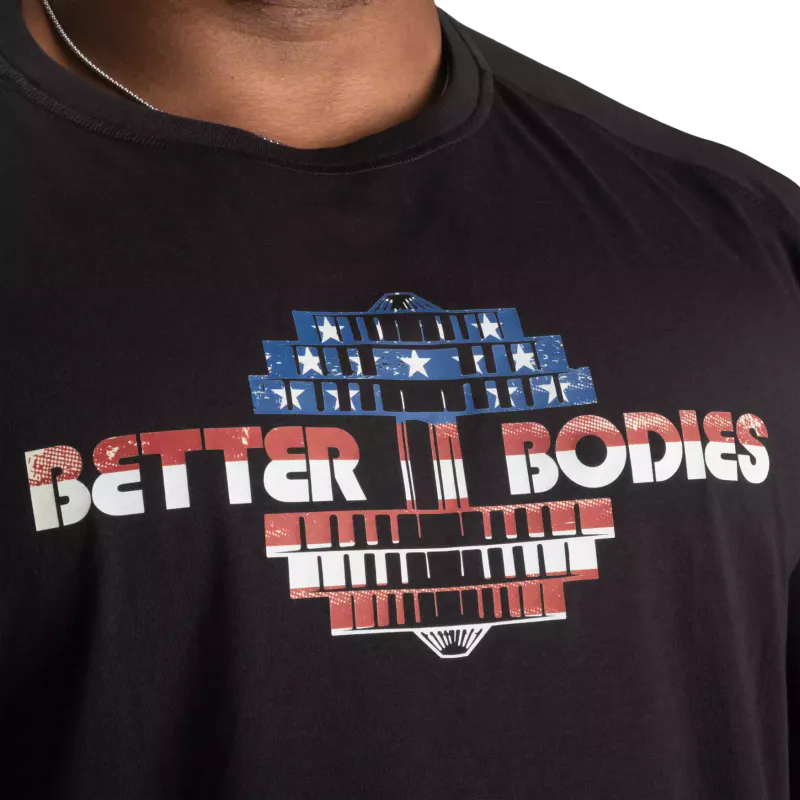 Better Bodies Raglan LS, svart genser
