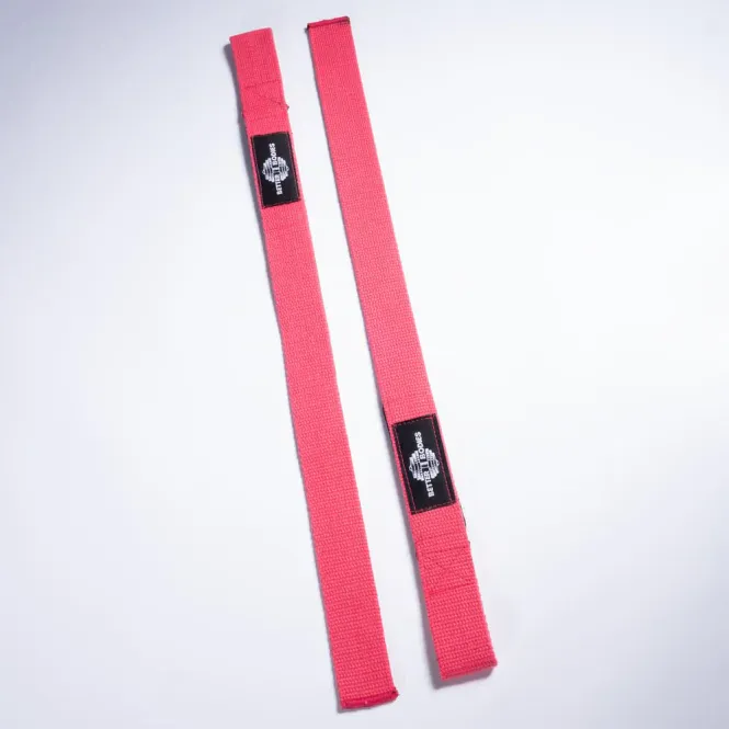 Hovedbilde Better Bodies Lifting Straps, drareimer rosa/hvit