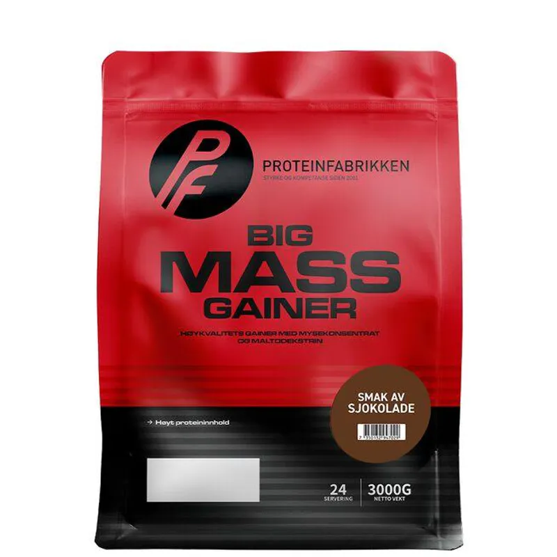Proteinfabrikken Big Mass Gainer - 3000 g
