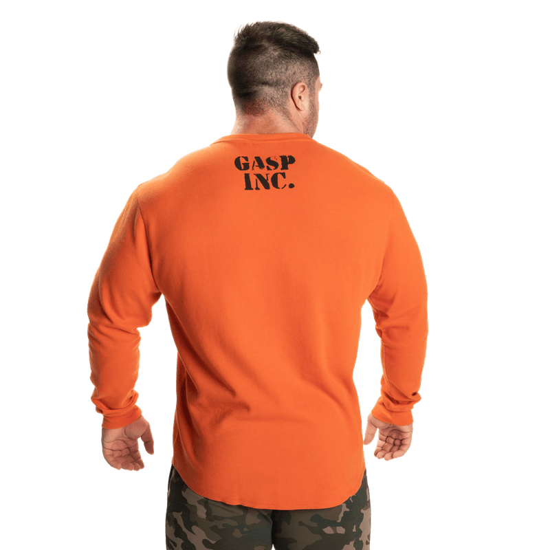 GASP Thermal Gym Sweater, oransje genser