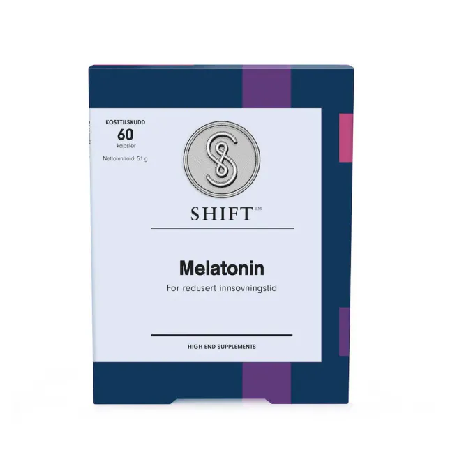 Hovedbilde  Shift Melatonin 60 kapsler