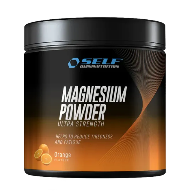 Hovedbilde Self Magnesium Pulver 300 g, appelsinsmak