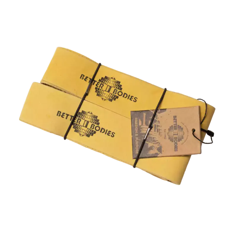 Better Bodies Basic Leather Straps, klassiske drareimer i lær