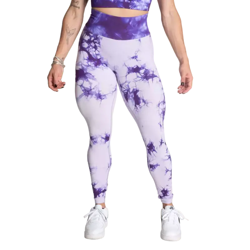 Better Bodies Entice Scrunch Leggings, lilla/hvit tights