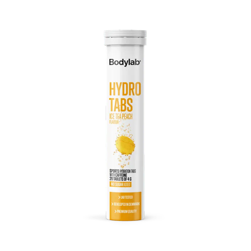 Bodylab Hydro med koffein, 1x20 tabletter, Ice Tea Peach