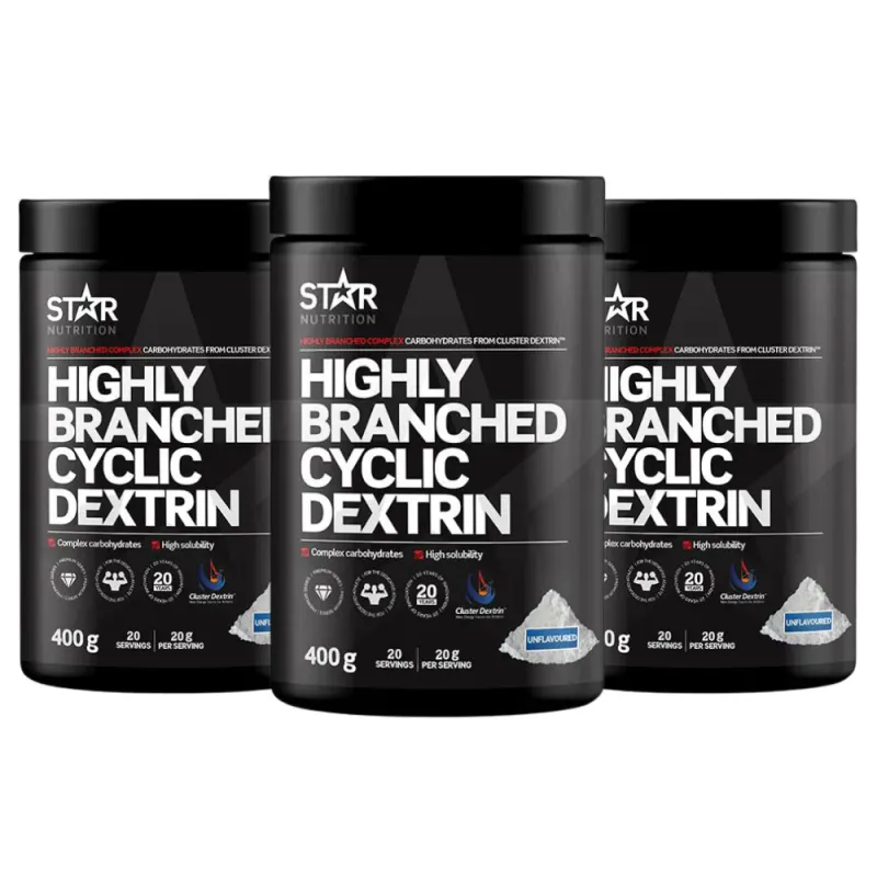 3 x Highly Branched Cyclic Dextrin, 400g