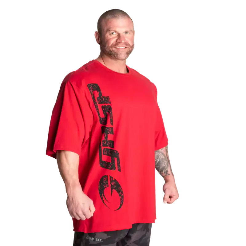 Gasp Iron Tee, rød t-skjorte