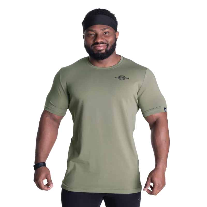 Better Bodies Essential Tapered Tee, grønn t-skjorte