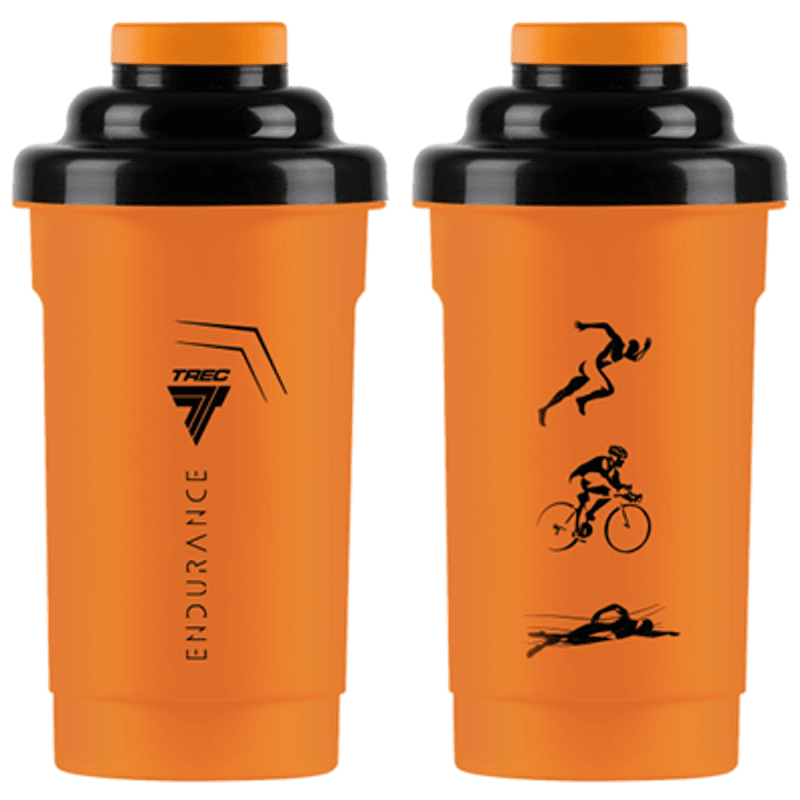 Trec Shaker 211 Endurance 500 ml, oransje risteflaske