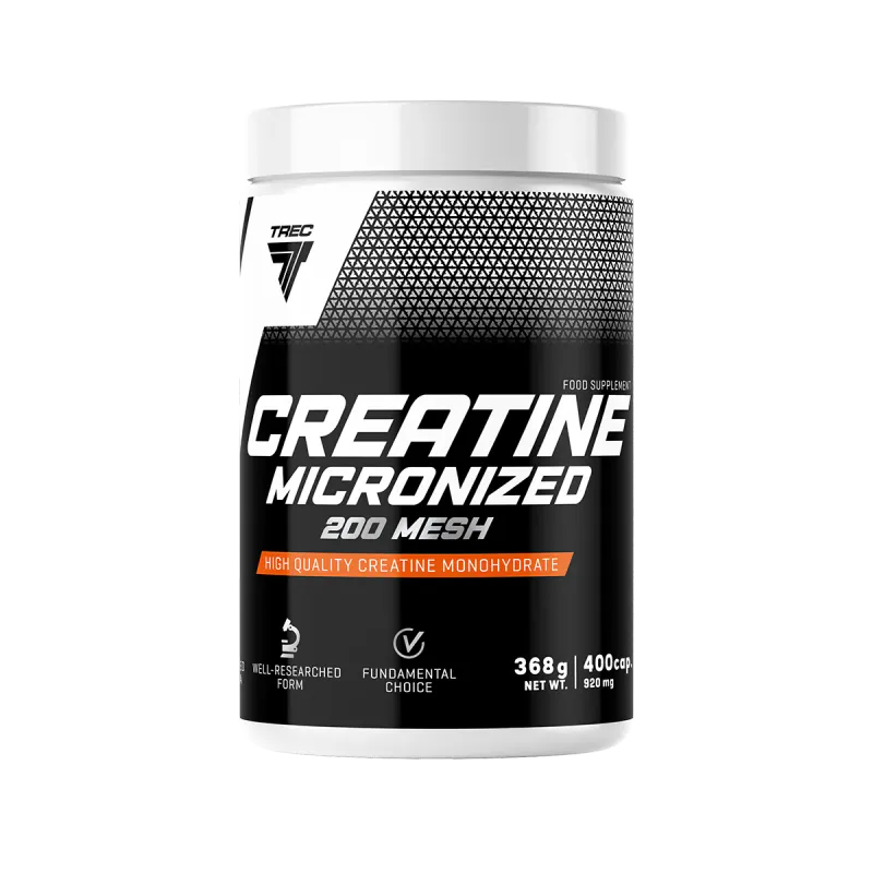 Trec Creatine Micronized 200 Mesh, 400 kapsler kreatin