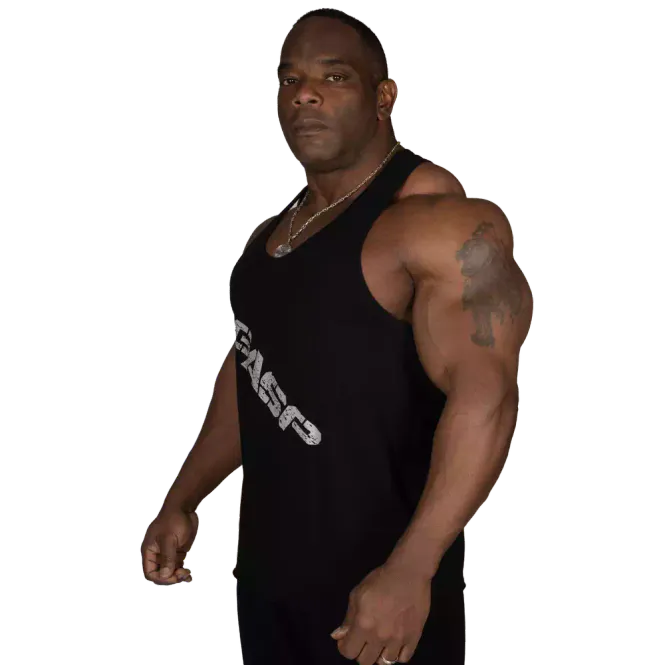 Hovedbilde GASP Vintage T-back, svart singlet