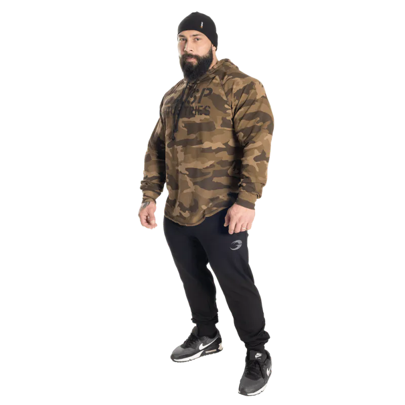 Gasp l/s Thermal Hoodie, grønn camo hettegenser