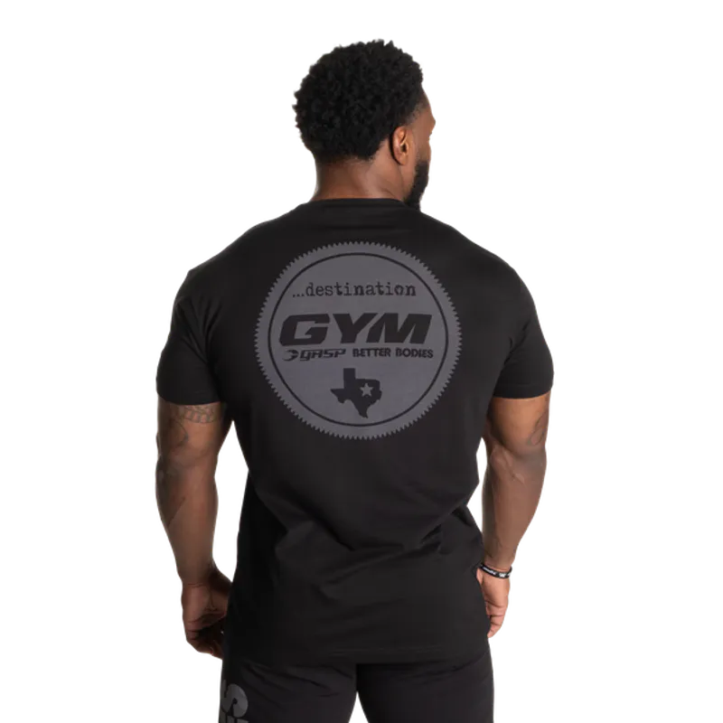 Better Bodies Destination Standard Tee, svart t-skjorte