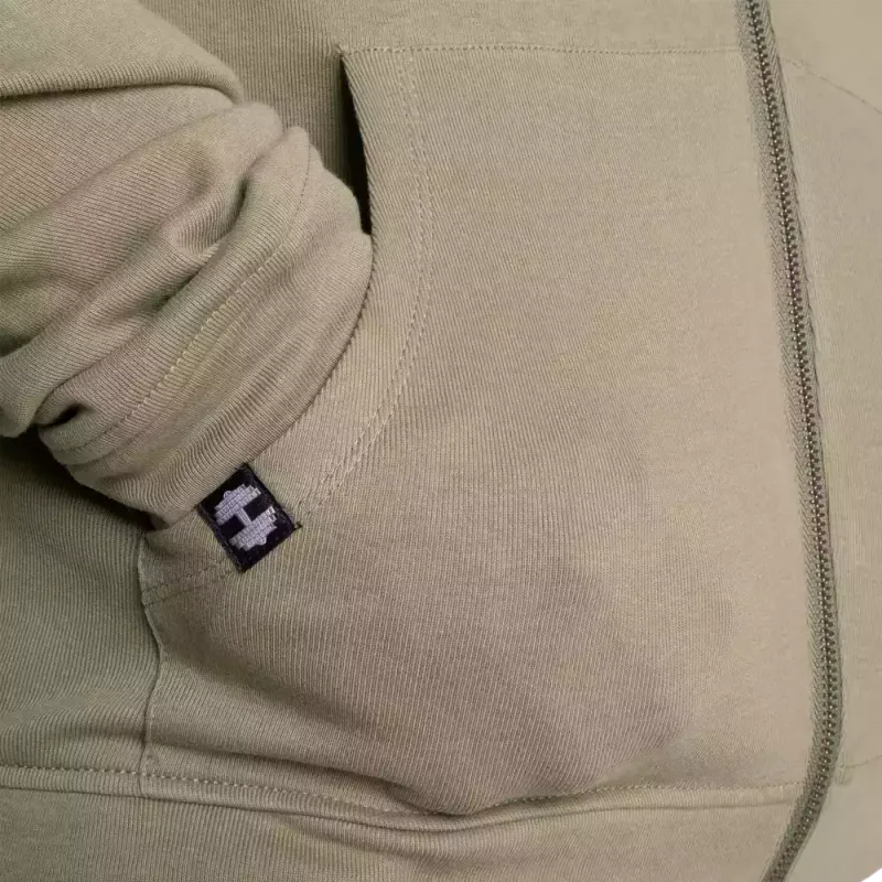 Better Bodies Light Zip Hoodie, grønn hettejakke