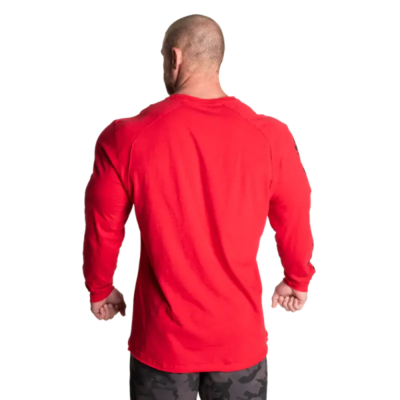 GASP  Throwback LS Tee, rød genser