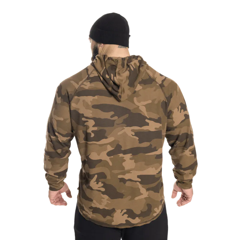 Gasp l/s Thermal Hoodie, grønn camo hettegenser