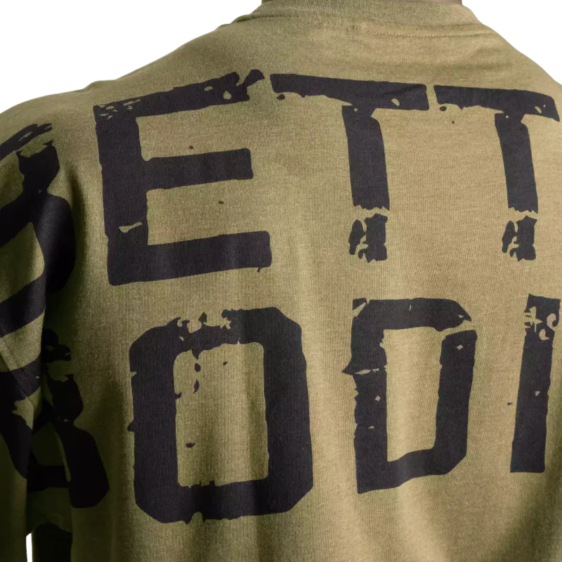 Better Bodies Skull Union Iron Tee, grønn t-skjorte