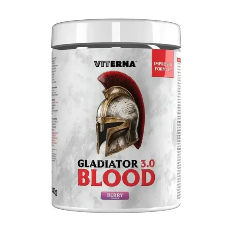 3 x Gladiator Blood 3.0, 440g Pre Workout