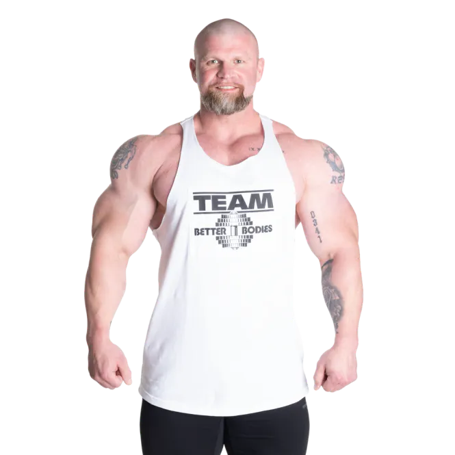 Hovedbilde Better Bodies Old School Stringer, hvit singlet 