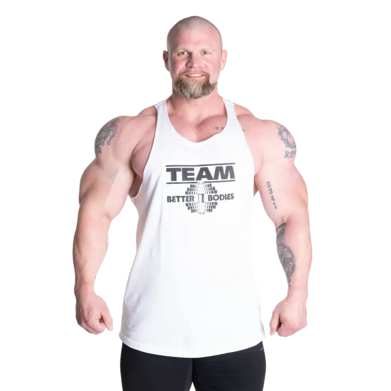 Better Bodies Old School Stringer, hvit singlet 