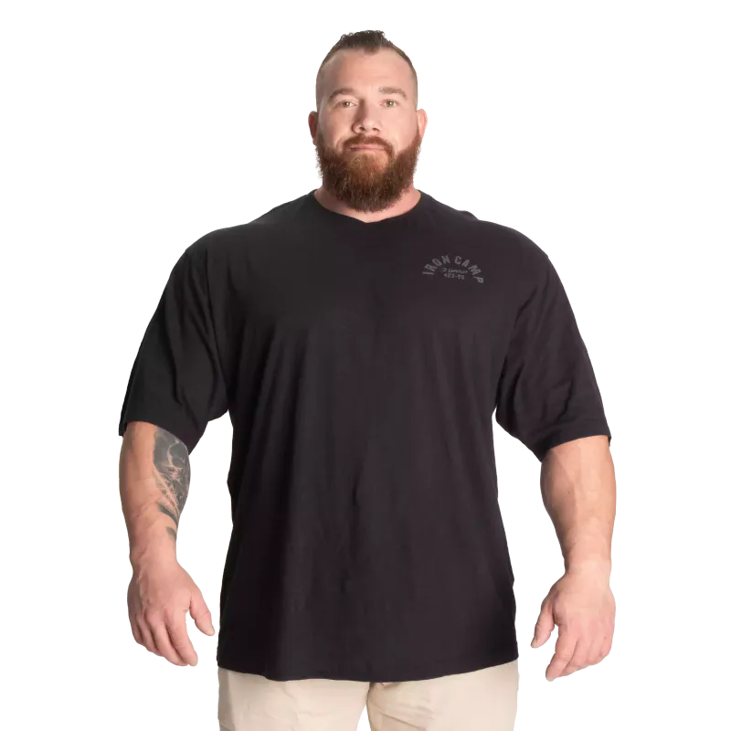 GASP Slub Iron Tee, svart t-skjorte