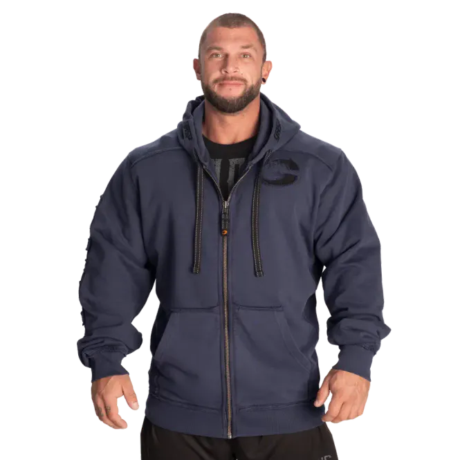 Hovedbilde Gasp Pro Gym Hood, mørk blå hettejakke